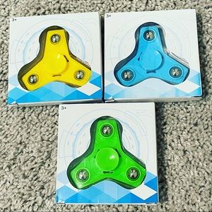 3 Fidget Hand Spinner NWT